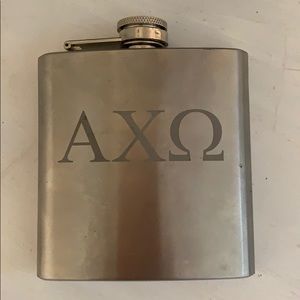 Stainless Steel Flask Alpha Chi Omega Sorority